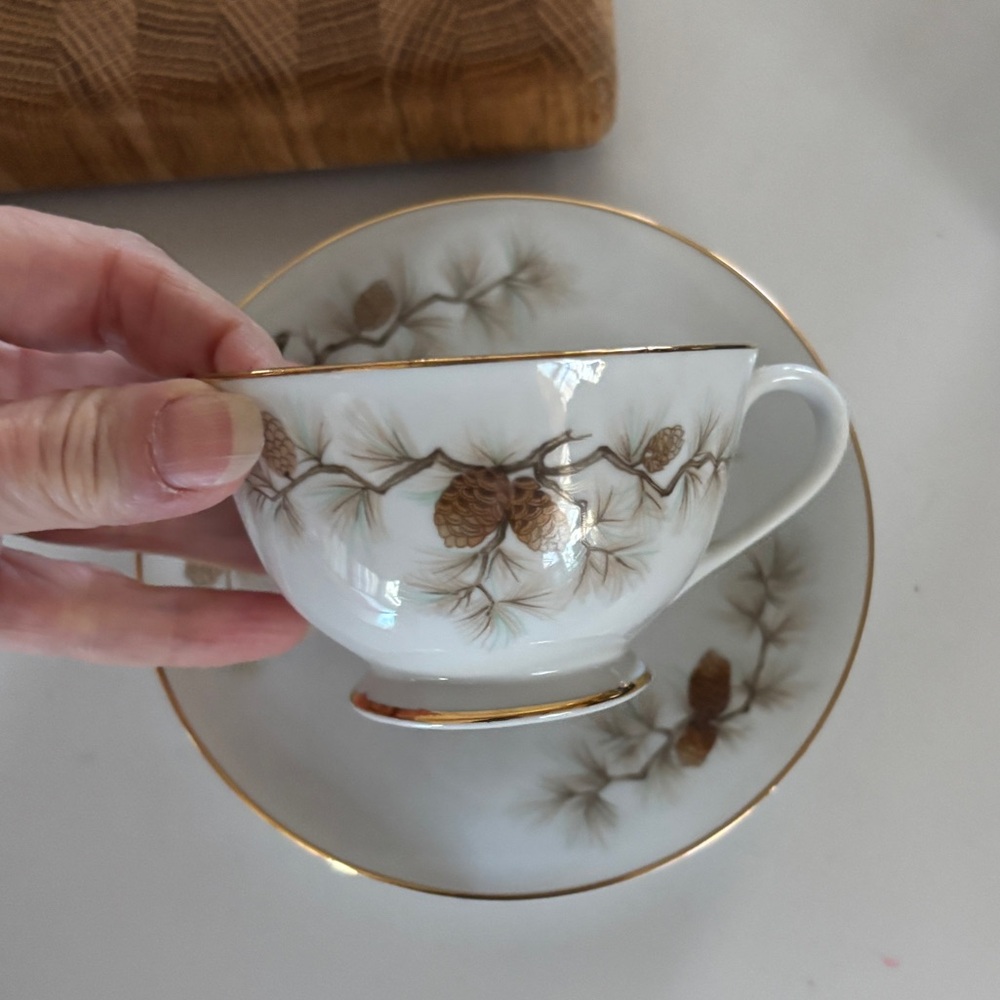 Three Castle China Pine Crest Dinnerware Set 53 Pieces - Picture 5 of 7